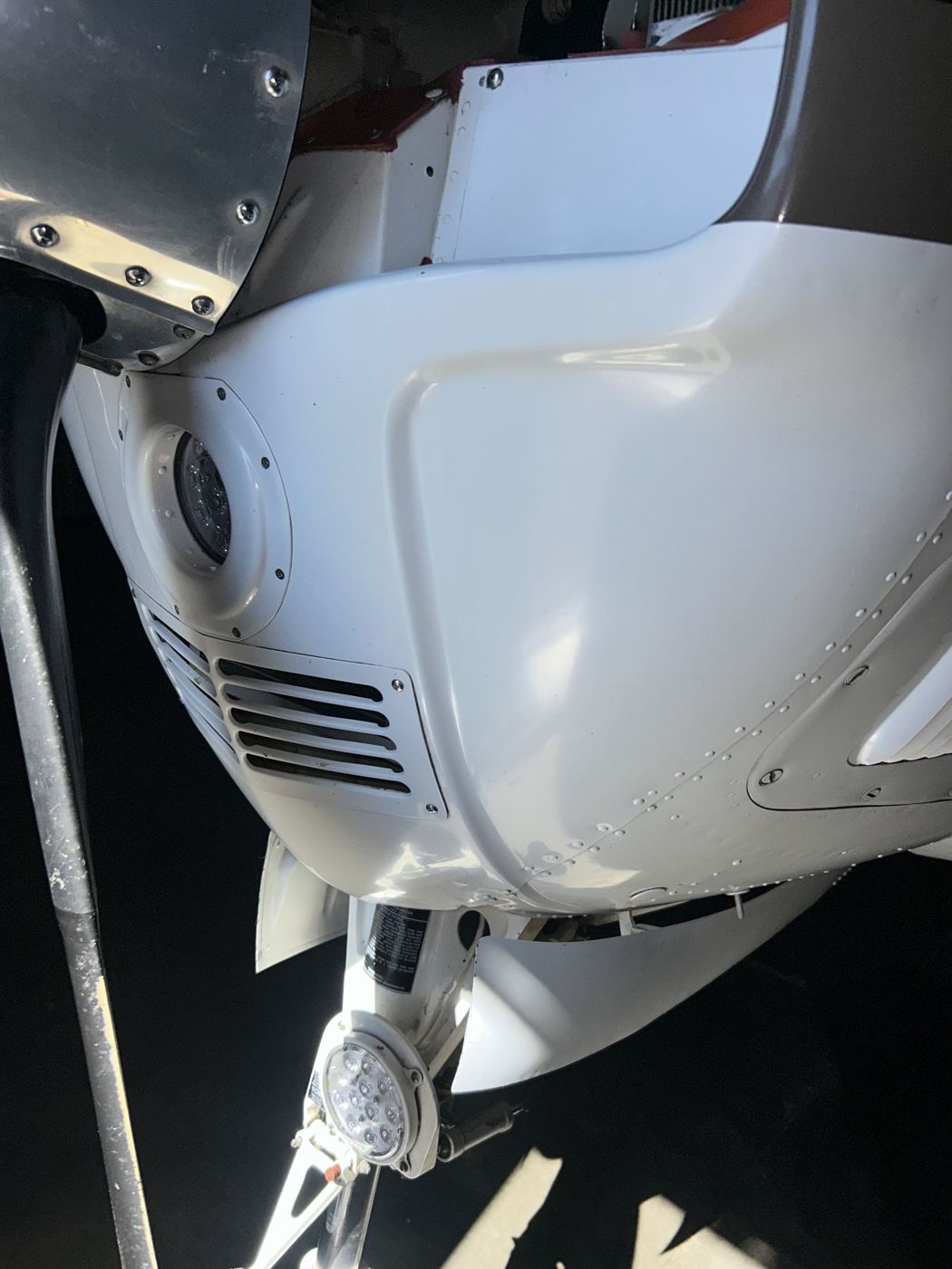 Aircraft cowling after detailing