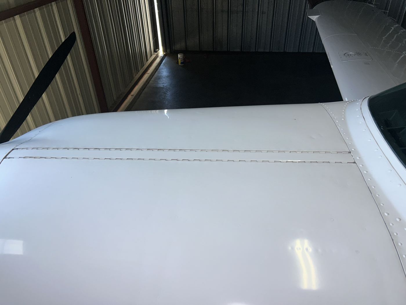 Aircraft upper surfaces after detailing