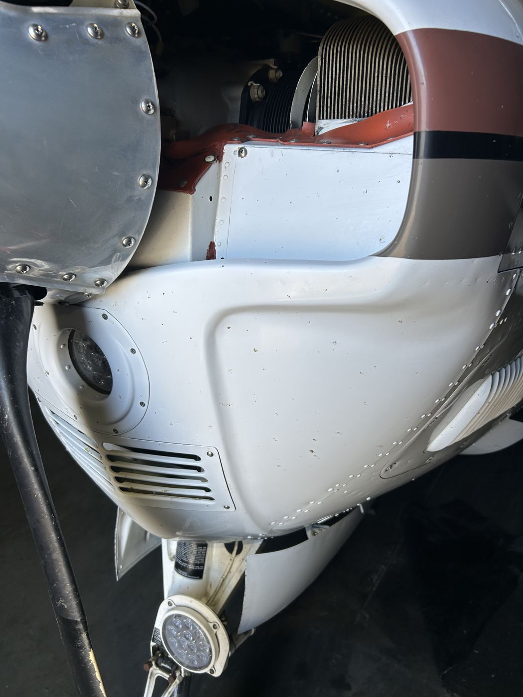 Aircraft cowling before detailing