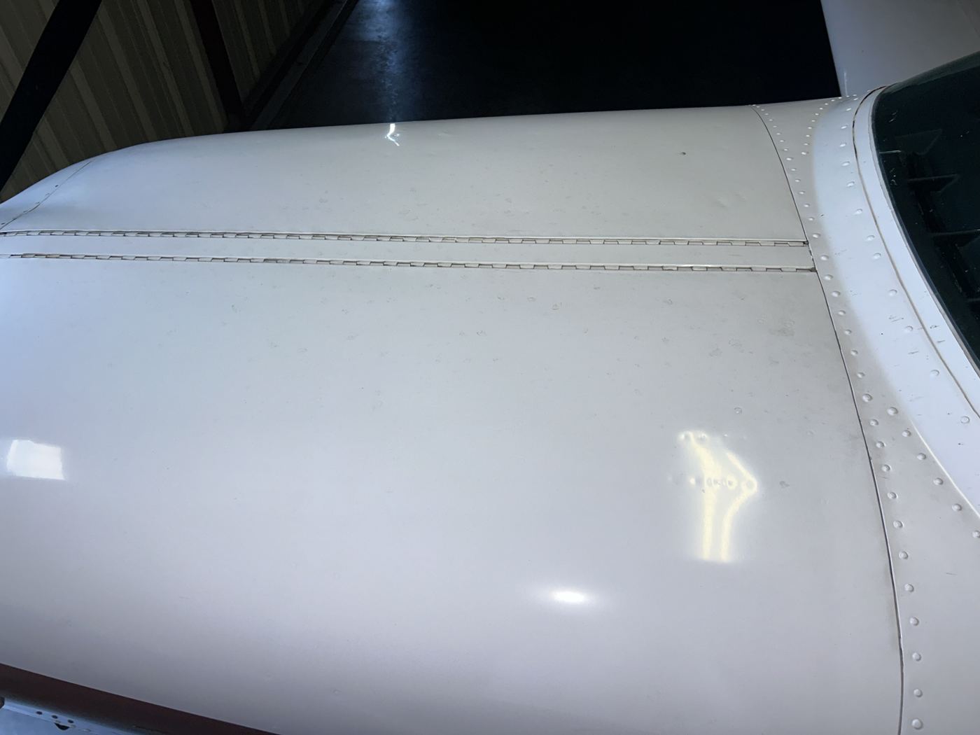 Aircraft upper surfaces before detailing